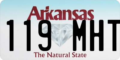 AR license plate 119MHT