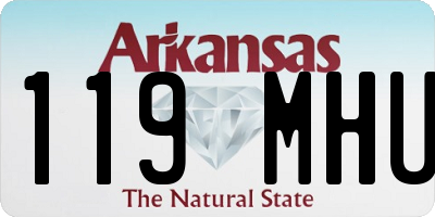 AR license plate 119MHU