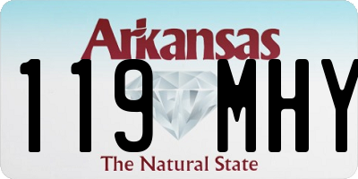 AR license plate 119MHY