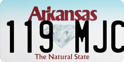 AR license plate 119MJC