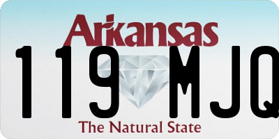AR license plate 119MJQ