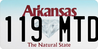 AR license plate 119MTD