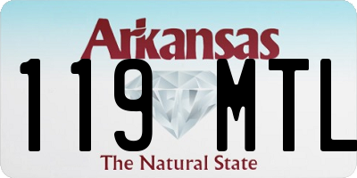 AR license plate 119MTL