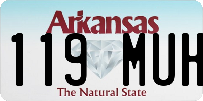 AR license plate 119MUH