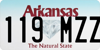 AR license plate 119MZZ