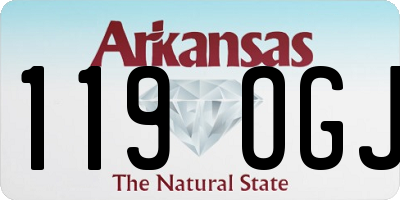 AR license plate 119OGJ