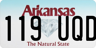 AR license plate 119UQD