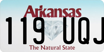 AR license plate 119UQJ