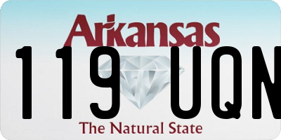 AR license plate 119UQN