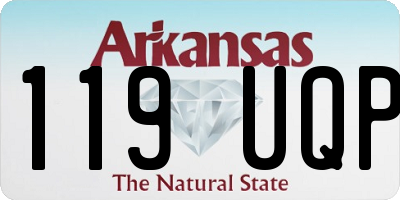 AR license plate 119UQP