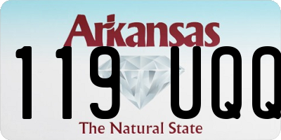AR license plate 119UQQ