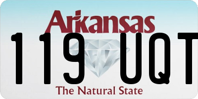 AR license plate 119UQT