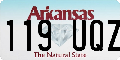 AR license plate 119UQZ