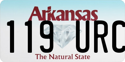 AR license plate 119URC