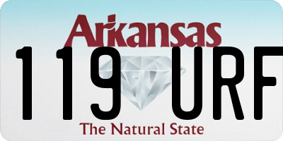 AR license plate 119URF
