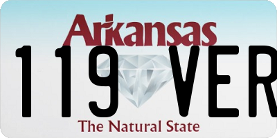 AR license plate 119VER