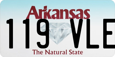AR license plate 119VLE