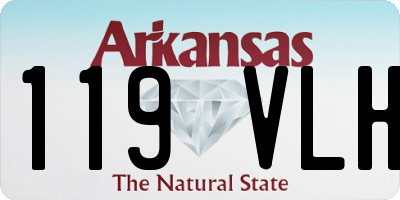 AR license plate 119VLH