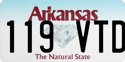 AR license plate 119VTD