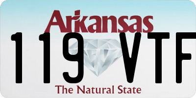 AR license plate 119VTF