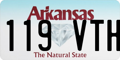 AR license plate 119VTH
