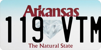 AR license plate 119VTM