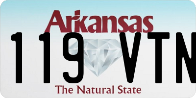 AR license plate 119VTN