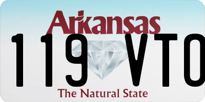 AR license plate 119VTO