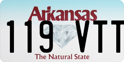 AR license plate 119VTT