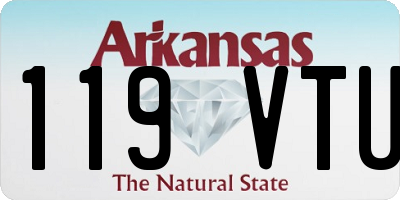 AR license plate 119VTU