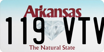 AR license plate 119VTV