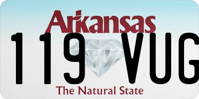 AR license plate 119VUG