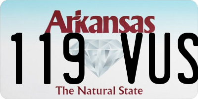 AR license plate 119VUS