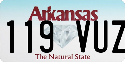AR license plate 119VUZ