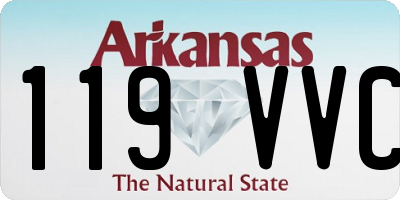 AR license plate 119VVC