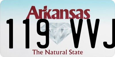 AR license plate 119VVJ
