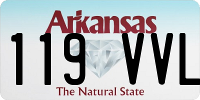 AR license plate 119VVL