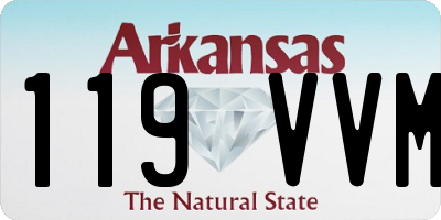 AR license plate 119VVM