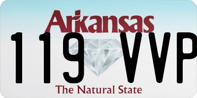 AR license plate 119VVP