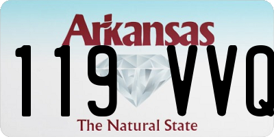 AR license plate 119VVQ