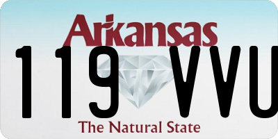 AR license plate 119VVU