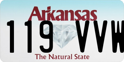 AR license plate 119VVW