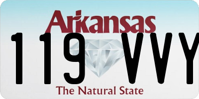 AR license plate 119VVY