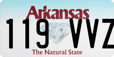 AR license plate 119VVZ