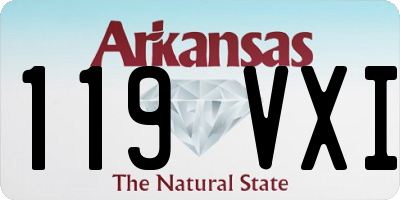 AR license plate 119VXI