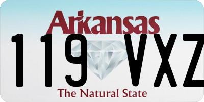 AR license plate 119VXZ