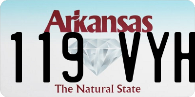 AR license plate 119VYH