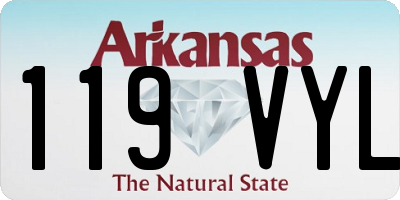 AR license plate 119VYL