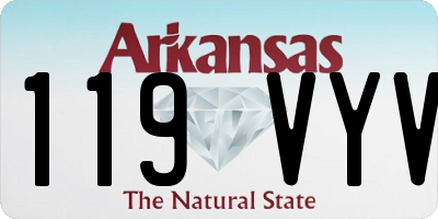 AR license plate 119VYV