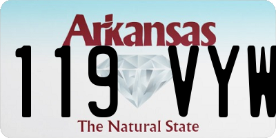 AR license plate 119VYW